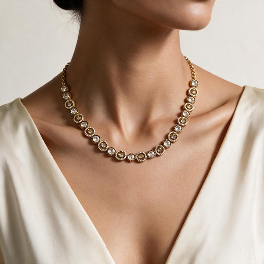 Festive Wear AD Necklace