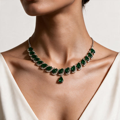 American Diamond Necklace Set