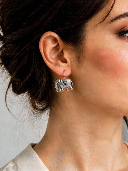 elephant earrings jewellery