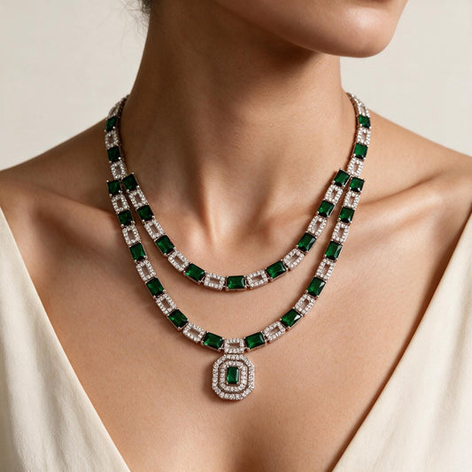 Diamond Look Neckset