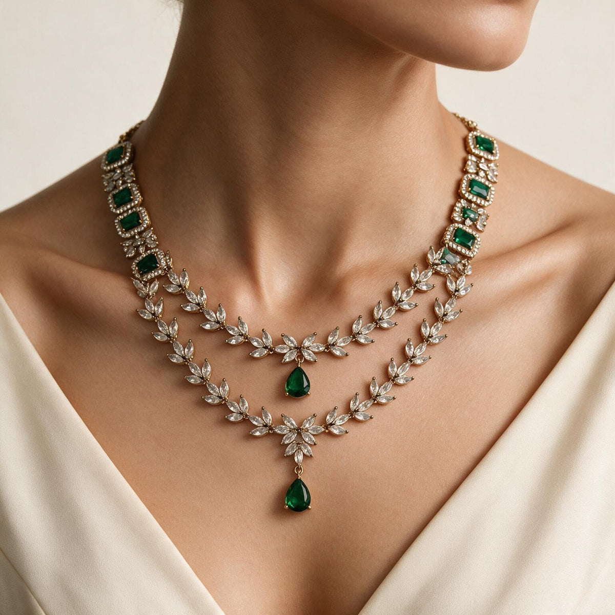 American Diamond Necklace for Women