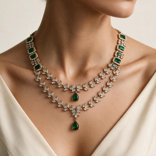 American Diamond Necklace for Women