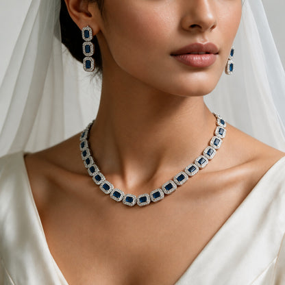 American Diamond necklace set