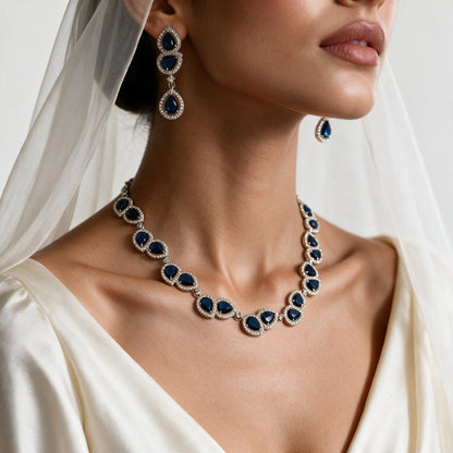 American Diamond necklace set