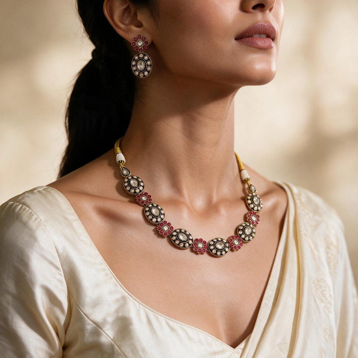 Indian jewellery necklace set