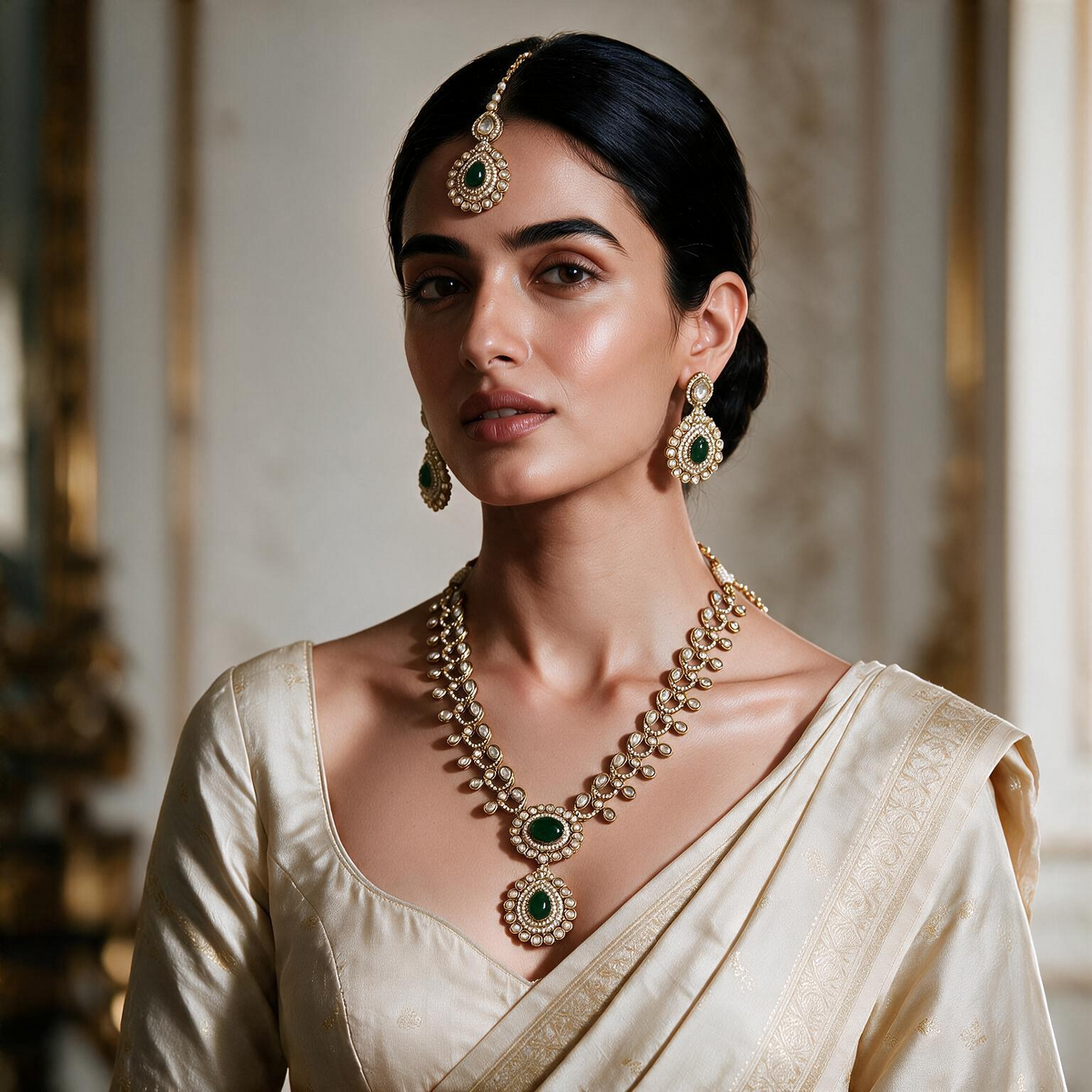 Ethnic party wear necklace