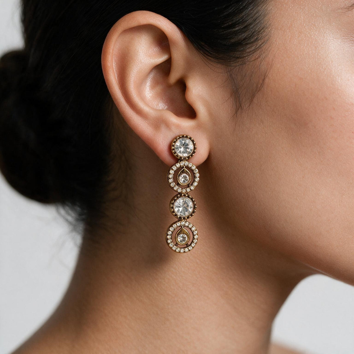 Artificial Diamond Necklace Set