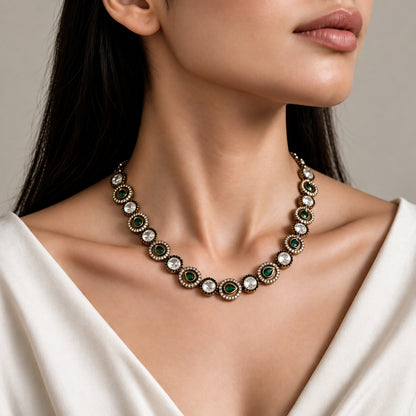 American diamond necklace