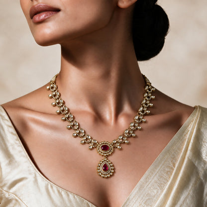 necklace earrings set