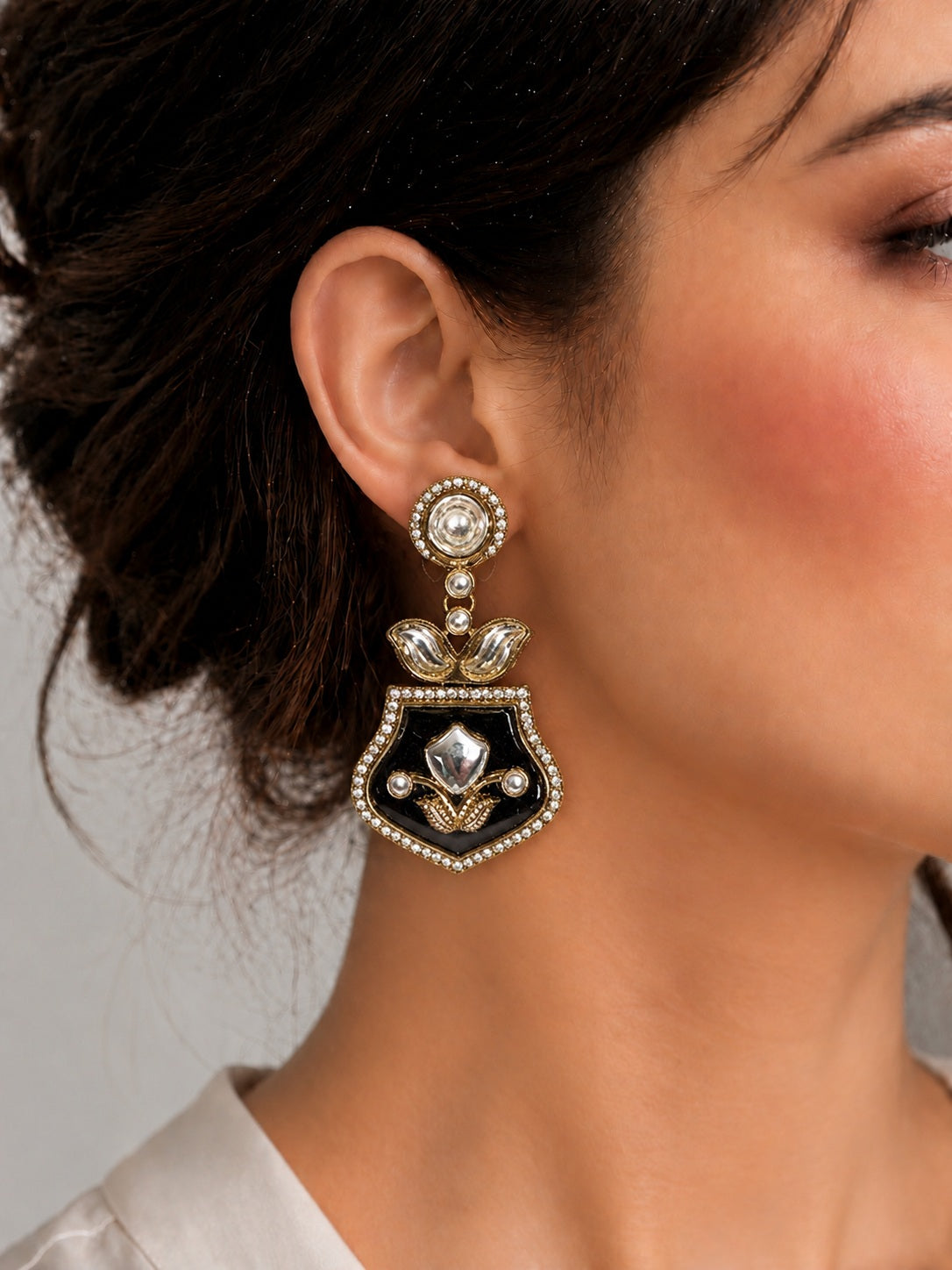designer Indian stud earrings
