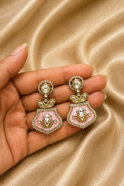 Artificial stud earrings