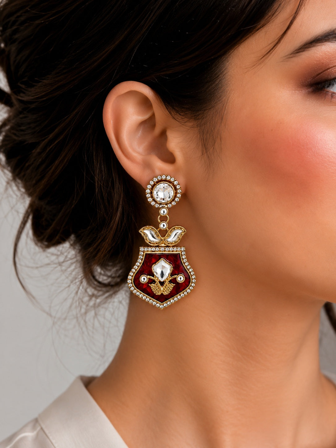 stud earrings for kurti