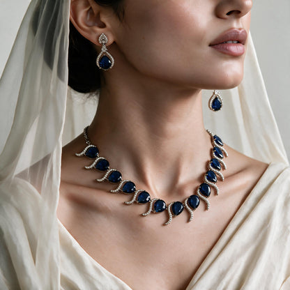 American Diamond Jewelry Set