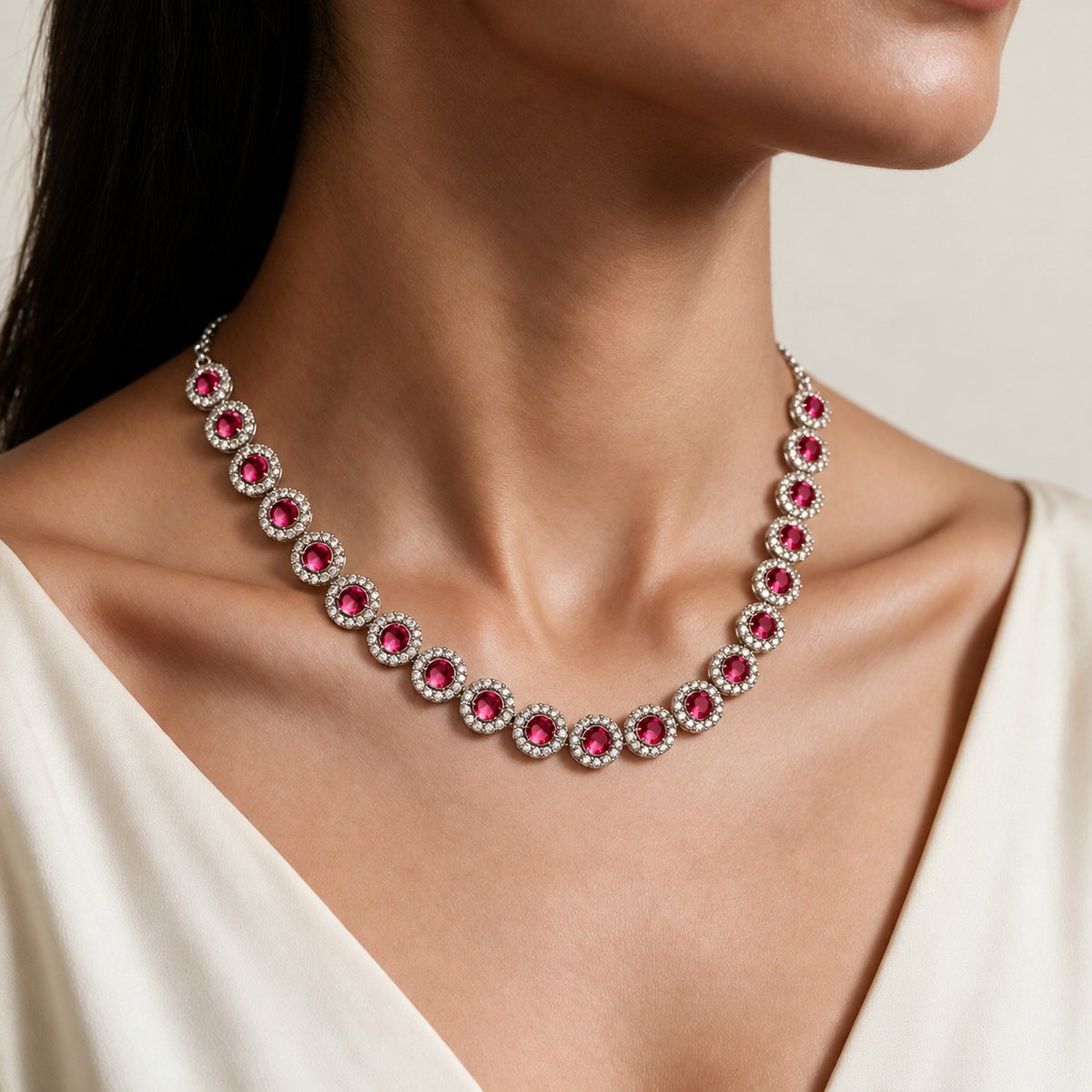 Designer AD Necklace Set