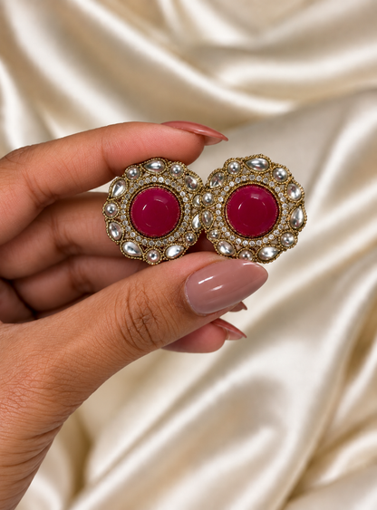 ethnic stud earrings
