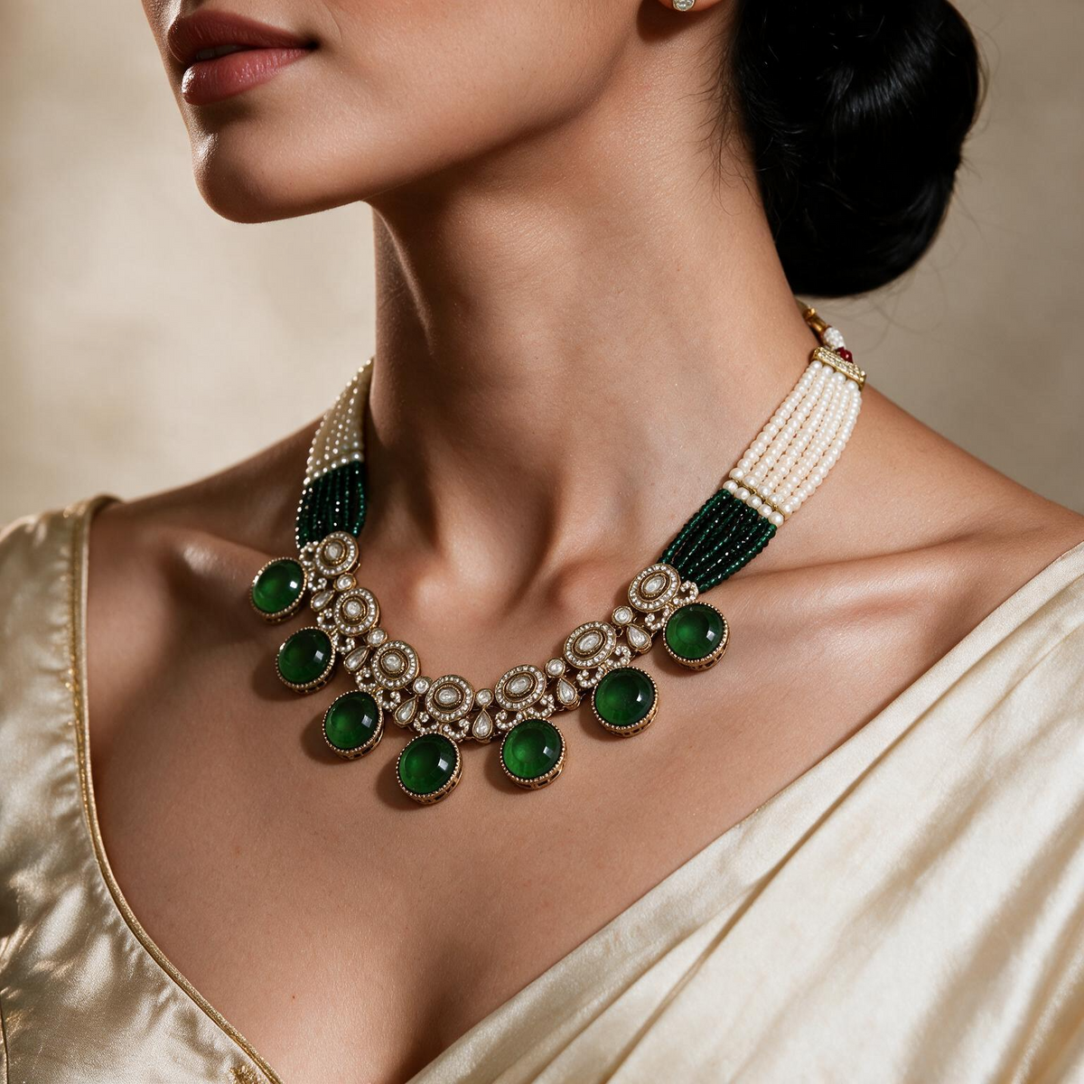Indian traditional necklace set for women