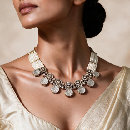 Long pendant necklace set